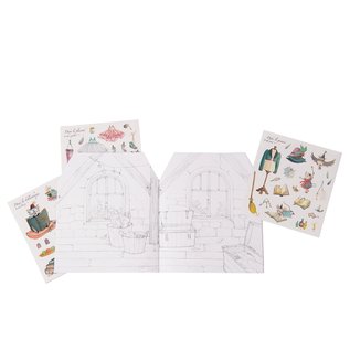 Moulin Roty Once Upon a Time Sticker & Colouring Book