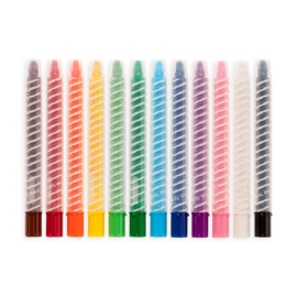 Ooly Twisty Stix Oil Pastels - Set of 12 by Ooly