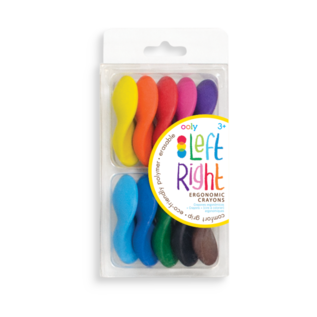 Ooly Left Right Crayons- Set of 10 by Ooly