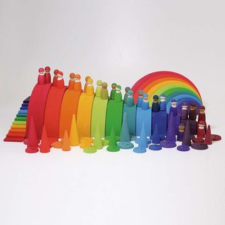 Grimms Wooden Stacking Rainbow - Large 12 Piece by Grimms