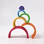 Grimms Wooden Stacking Rainbow - Medium 6 Piece by Grimms