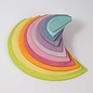 Grimms Large Semicircles, Pastel (11 Pieces) by Grimms