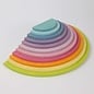 Grimms Large Semicircles, Pastel (11 Pieces) by Grimms
