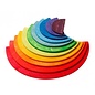 Grimms Large Semicircles, Rainbow (11 Pieces)