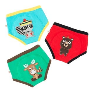 Zoocchini Absorbent Underwear Like Training Pants in Organic Cotton 3-Pack