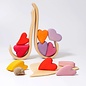 Grimms Red Building Set Hearts by Grimms