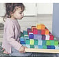 Grimms Large Stepped Pyramid Building Set (100 pieces)
