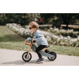 Kinderfeets Slate Blue Tiny Tot PLUS Balance Bike by Kinderfeets