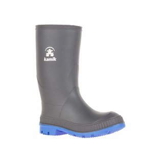 Kamik Charcoal Blue Stomp Rain Boots by Kamik