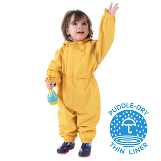 Jan & Jul by Twinklebelle Yellow Puddle-Dry Waterproof Play Suit by Jan & Jul