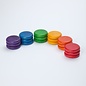 Grapat Wood Coloured Coins 18 Piece set by Grapat