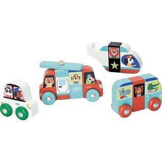 Vilac Wooden Magnetic Cars by Vilac