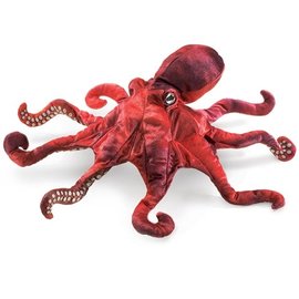 Folkmanis Puppets Red Octopus Hand Puppet