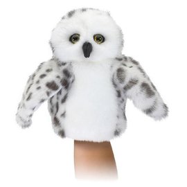Folkmanis Puppets Little Snowy Owl Hand Puppet