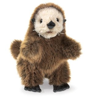 Folkmanis Puppets Baby Sea Otter Hand Puppet