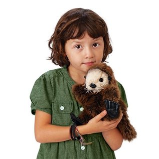 Folkmanis Puppets Baby Sea Otter Hand Puppet
