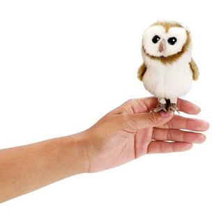 Folkmanis Puppets Mini Barn Owl Finger Puppet by Folkmanis
