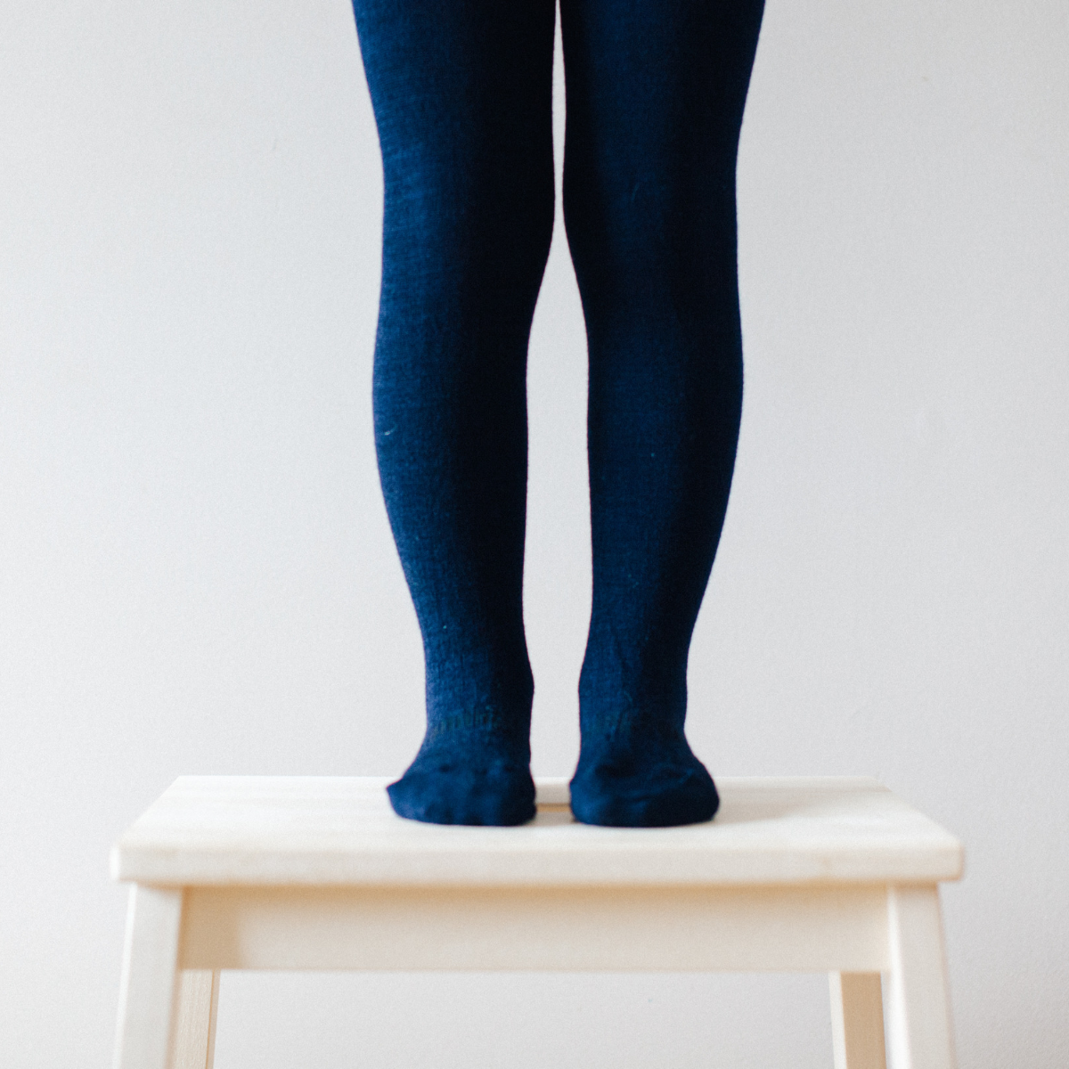 Navy Merino Wool Tights by Lamington - Abby Sprouts Baby and