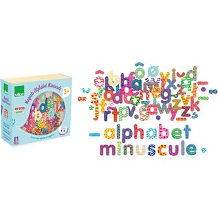 Vilac Wood Lower Case Alphabet Magnets by Vilac