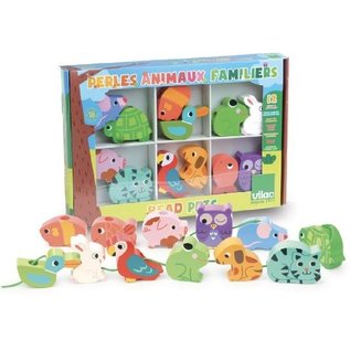 Vilac Pet Wooden Bead Threading Set by Vilac