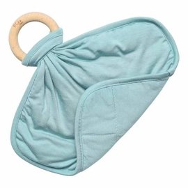 Kyte Baby Bamboo Lovey with Removable Wooden Teething Ring by Kyte Baby