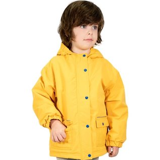 Jan & Jul by Twinklebelle Yellow Fleece Lined Rain Jacket by Jan & Jul