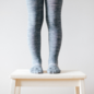 Lamington Grey Merino Wool Tights by Lamington