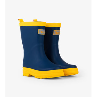 Hatley Navy & Yellow Matte Rain Boots by Hatley