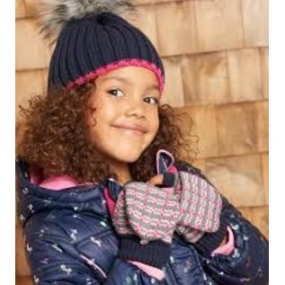 Hatley Navy Winter Hat with Pom Pom