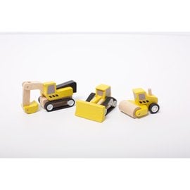 Plan Toys Road Construction Vehicle Set by Plan Toys