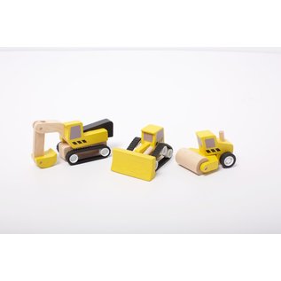 Plan Toys Road Construction Vehicle Set by Plan Toys