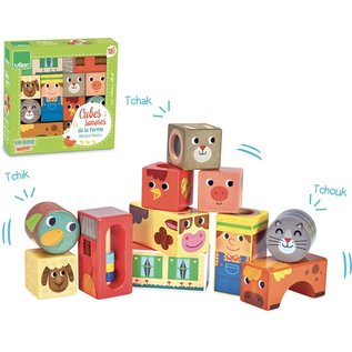 Vilac Musical Farm Blocks (18 Months+)