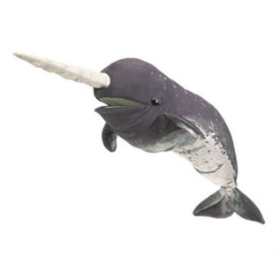 Folkmanis Puppets Narwhal Hand Puppet