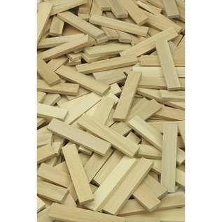 Vilac 100 Piece Set of Wooden Building Blocks - Made in France