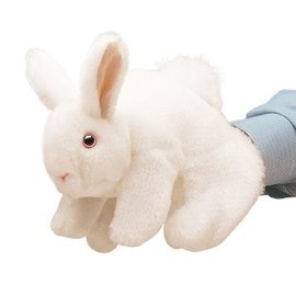 Folkmanis Puppets White Bunny Rabbit Hand Puppet by Folkmanis Puppets