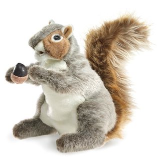 Folkmanis Puppets Gray Squirrel Hand Puppet