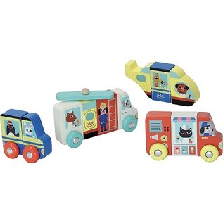 Vilac Wooden Magnetic Trucks by Vilac