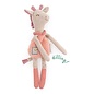Moulin Roty Pink Giraffe Rattle Soft Toy by Moulin Roty