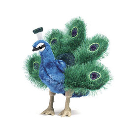 Folkmanis Puppets Peacock Hand Puppet