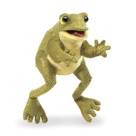 Folkmanis Puppets Funny Frog Hand Puppet