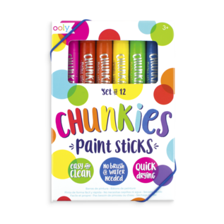 Ooly Chunkies Paint Sticks (Set of 12 Classic) by Ooly