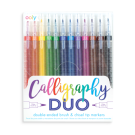 Ooly Calligraphy Duo Markers (12 Pack)