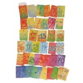 Grimms Watercolours Cards Number Series - Supplementary Pack