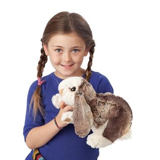 Folkmanis Puppets Baby Lop Rabbit Hand Puppet