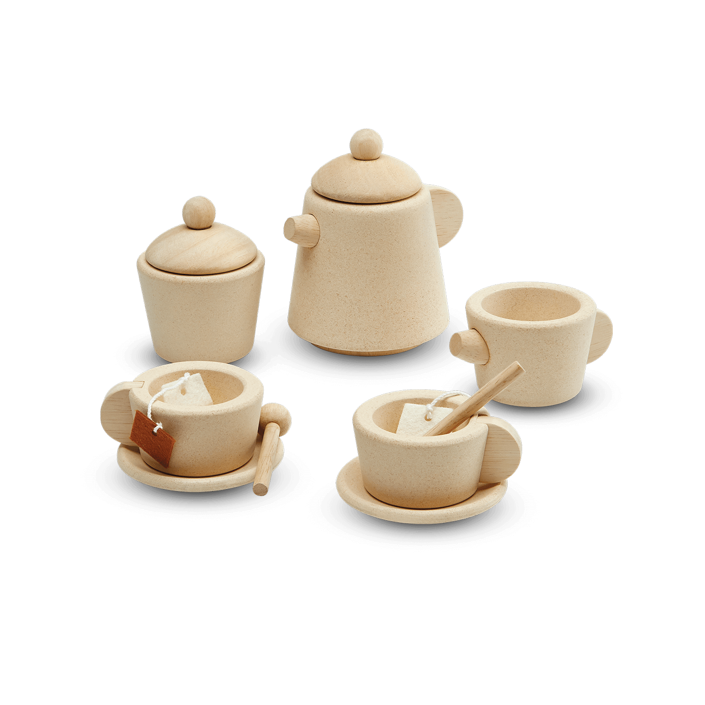 tea set childrens wooden