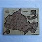 Map of Canada Wooden Puzzle