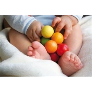 Grimms Rainbow Coloured Bead Grasper Toy by Grimms