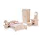 Plan Toys Bedroom - Classic Dollhouse Furniture Set by Plan Toys