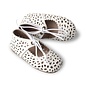 Consciously Baby Handmade 'Cotton White' Leather Boho Mary Jane Shoe by Consciously Baby