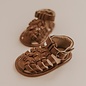 Consciously Baby Handmade 'Hazelnut' Leather Indie Sandals by Consciously Baby